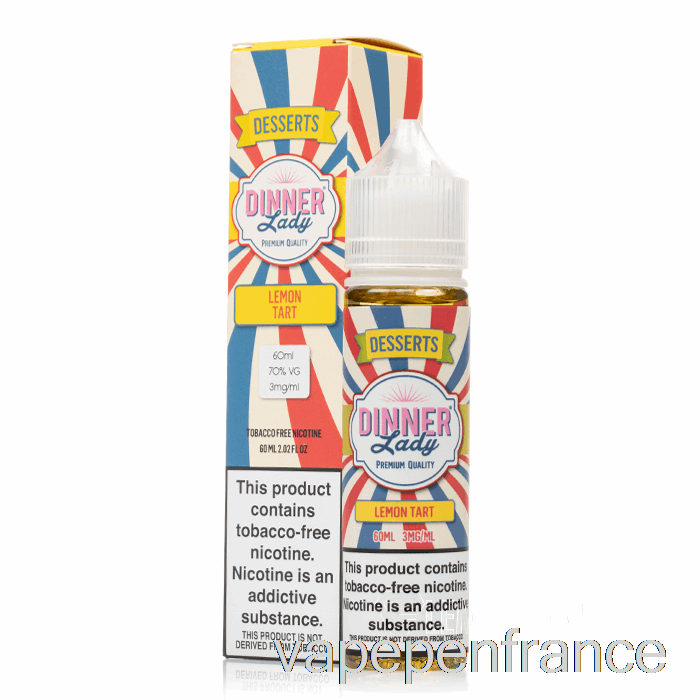 Tarte Au Citron - Vape Dîner Dame - Stylo Vape 60ml 0mg